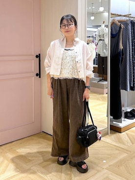 「Me%（ミィパーセント）のアイテム」を使った、おとも.さん（レディース・155cm）の夏コーディネート