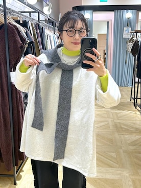 「アイテム（チョーカー）」を使った、おとも.さん（レディース・155cm）の秋コーディネート