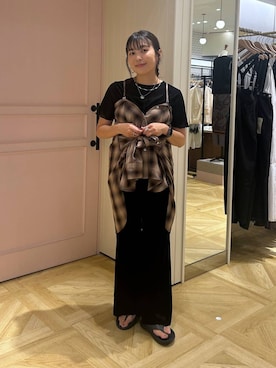 「アイテム（サンダル）」を使った、おとも.さん（レディース・155cm・30代）の夏コーディネート