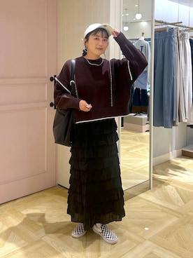 「アイテム（チョーカー）」を使った、おとも.さん（レディース・155cm・30代）の秋コーディネート