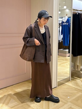 「アイテム（チョーカー）」を使った、おとも.さん（レディース・155cm）の秋コーディネート