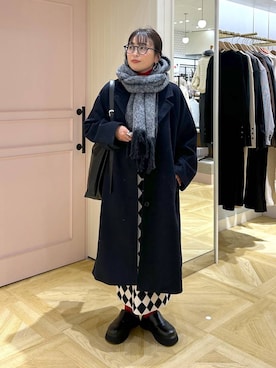 「アイテム（チェスターコート）」を使った、おとも.さん（レディース・155cm・30代）の秋コーディネート