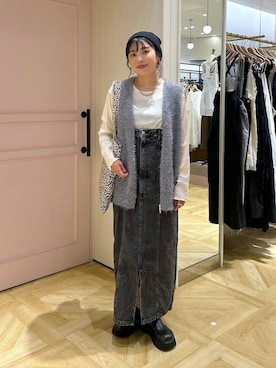 「アイテム（ジャンパースカート）」を使った、おとも.さん（レディース・155cm・30代）の秋コーディネート