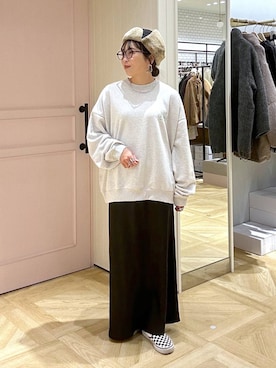 「アイテム（スウェット）」を使った、おとも.さん（レディース・155cm・30代）の冬コーディネート