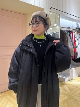 「アイテム（チョーカー）」を使った、おとも.さん（レディース・155cm）の冬コーディネート