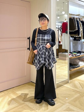 「アイテム（チョーカー）」を使った、おとも.さん（レディース・155cm・30代）の秋コーディネート