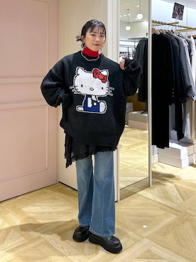 「アイテム（サンダル）」を使った、おとも.さん（レディース・155cm・30代）の冬コーディネート