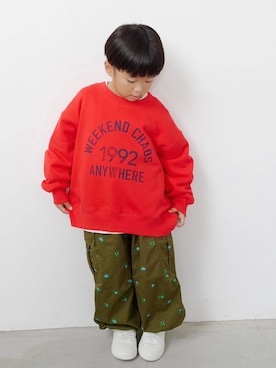 「キッズ」｜おとも.さん（キッズ・105cm）の秋コーディネート