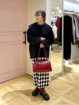 「アイテム（チョーカー）」を使った、おとも.さん（レディース・155cm）の秋コーディネート