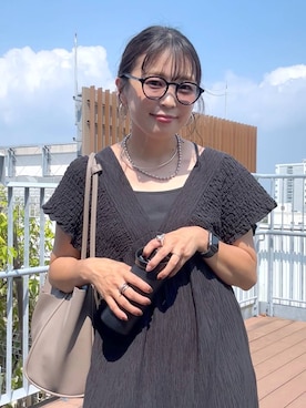 「アイテム（ワンピース）」を使った、おとも.さん（レディース・155cm・30代）の夏コーディネート