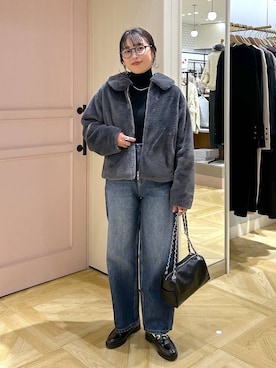 「アイテム（チョーカー）」を使った、おとも.さん（レディース・155cm）の秋コーディネート