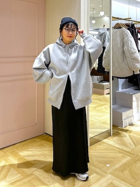 「アイテム（ピアス（両耳用））」を使った、おとも.さん（レディース・155cm・30代）の冬コーディネート