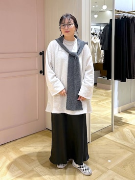 「アイテム（チョーカー）」を使った、おとも.さん（レディース・155cm・30代）の秋コーディネート