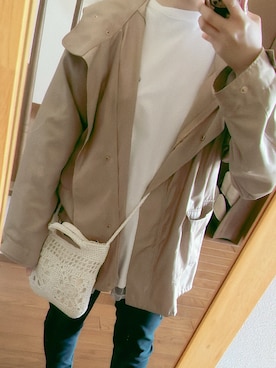 「BEAMS（ビームス）のアイテム（ジャケット/アウター）」を使った、kana7029jpさん（レディース・148cm）の春コーディネート