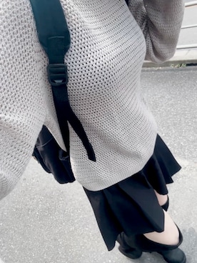 「UNIQLO（ユニクロ）のアイテム（トップス、ベージュ系）」を使った、ゆゆさん（レディース・152cm）の夏コーディネート