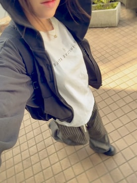 「GAP（ギャップ）のアイテム（トップス）」を使った、ゆゆさん（レディース・152cm）の春コーディネート