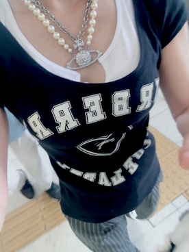 「BURBERRY（バーバリー）のアイテム」を使った、ゆゆさん（レディース・152cm）の夏コーディネート