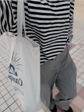 「アイテム（Tシャツ/カットソー）」を使った、ゆゆさん（レディース・152cm）の夏コーディネート