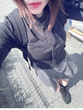 「Calvin Klein（カルバン・クライン）のアイテム」を使った、ゆゆさん（レディース・152cm）の春コーディネート