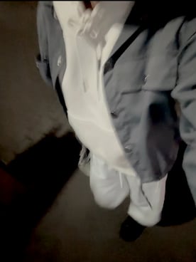 「GU（ジーユー）のアイテム（スウェット、ホワイト系）」を使った、ゆゆさん（レディース・152cm）の春コーディネート