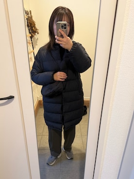 「ORCIVAL（オーシバル）のアイテム（ダウンジャケット/コート）」を使った、mimo18さん（レディース・155cm）の秋コーディネート