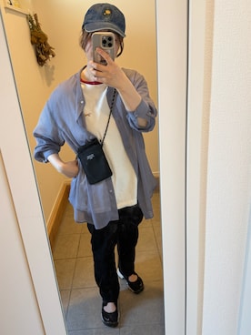 「LAKOLE（ラコレ）のアイテム」を使った、mimo18さん（レディース・155cm）の夏コーディネート