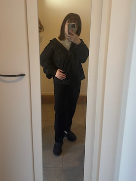 「NOWLE（ノウル）のアイテム（トップス）」を使った、mimo18さん（レディース・155cm）の春コーディネート