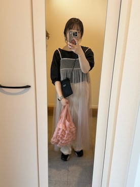 「Ada.（エイダ）のアイテム」を使った、mimo18さん（レディース・155cm）の夏コーディネート