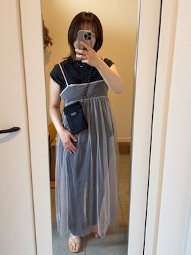 「Ada.（エイダ）のアイテム」を使った、mimo18さん（レディース・155cm）の夏コーディネート