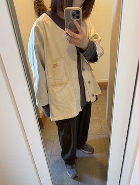 「antiqua（アンティカ）のアイテム（その他パンツ）」を使った、mimo18さん（レディース・155cm）の春コーディネート