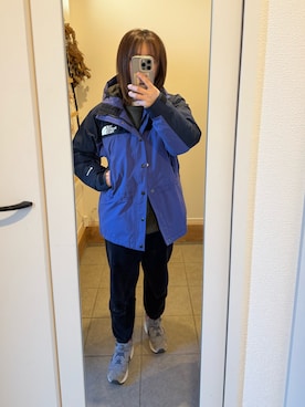 「アイテム（マウンテンパーカー）」を使った、mimo18さん（レディース・155cm）の冬コーディネート