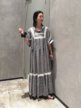 「CIAOPANIC TYPY（チャオパニックティピー）のアイテム（ワンピース/ドレス）」を使った、くるみさん（レディース・158cm）の夏コーディネート