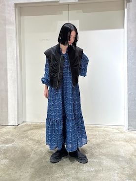 「ベストコーデ」｜「アイテム（ワンピース/ドレス）」を使った、くるみさん（レディース・158cm）の春コーディネート
