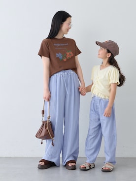 くるみさん（レディース・158cm）の夏コーディネート