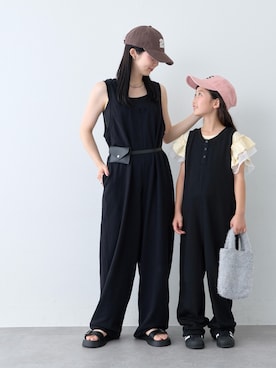 「CIAOPANIC TYPY（チャオパニックティピー）のアイテム（帽子）」を使った、くるみさん（レディース・158cm）の夏コーディネート