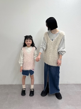 くるみとおひなさんのコーディネート