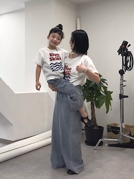 「お揃い」｜くるみさん（レディース・158cm）の夏コーディネート