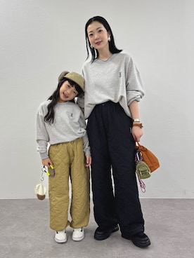 「アイテム（キーケース/キーアクセサリー）」を使った、くるみさん（レディース・158cm）の秋コーディネート