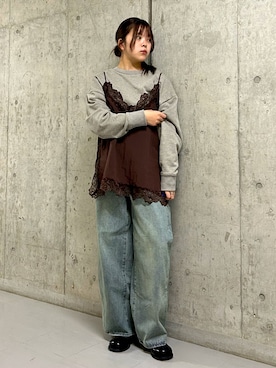 aguさん（レディース・161cm）の冬コーディネート