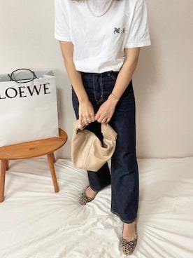 「SLOBE IENA（スローブイエナ）のアイテム（バレエシューズ）」を使った、ちゃこさん（レディース・150cm）の夏コーディネート