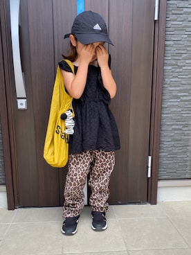 「アイテム（キャップ）」を使った、yuio22さん（キッズ・110cm）の夏コーディネート