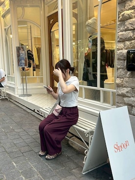 「旅行」｜maiさん（レディース・155cm）の秋コーディネート