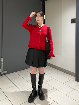 「アイテム（シュシュ）」を使った、maiさん（レディース・155cm・20代）の秋コーディネート