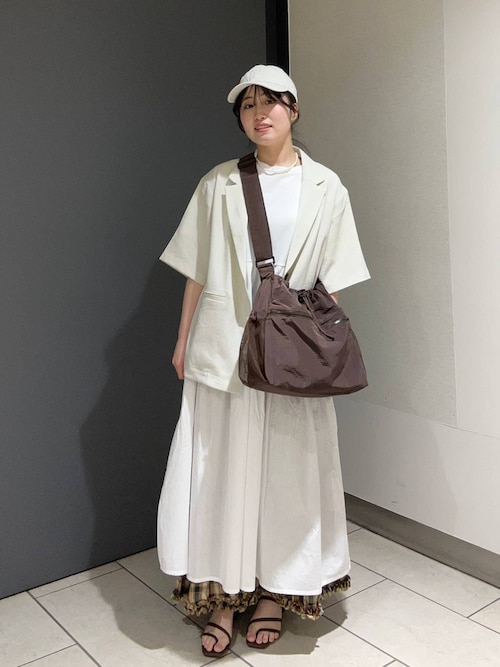 もず　 セール】カットティアードワンピースSS 326161（ワンピース