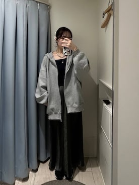 「アイテム（シュシュ）」を使った、maiさん（レディース・155cm・20代）の秋コーディネート