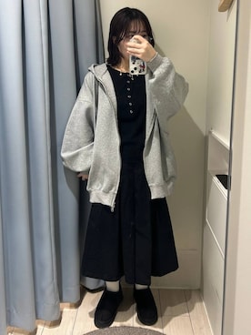 「アイテム（メガネ、その他）」を使った、maiさん（レディース・155cm）の秋コーディネート