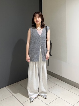 「アイテム（スウェットパンツ）」を使った、maiさん（レディース・155cm・20代）の夏コーディネート