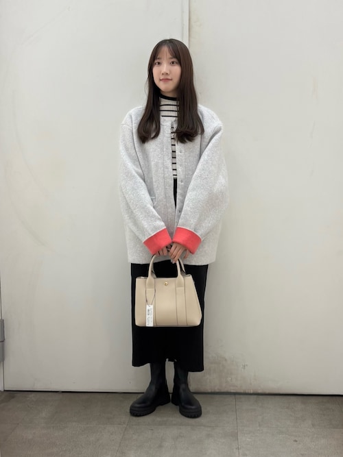 C　レザレクション　ニットアウター SENSE OF PLACE by URBAN RESEARCH コート アウター ニットショート