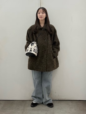 「URBAN RESEARCH」｜「アイテム（ジャケット/アウター）」を使った、noaさん（レディース・156cm）の冬コーディネート