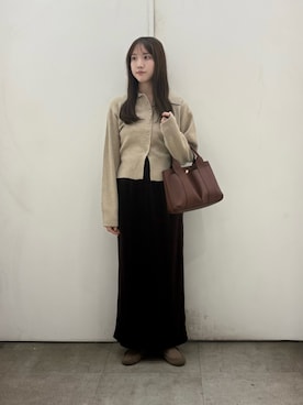 「URBAN RESEARCH」｜「アイテム（スリッポン）」を使った、noaさん（レディース・156cm）の秋コーディネート